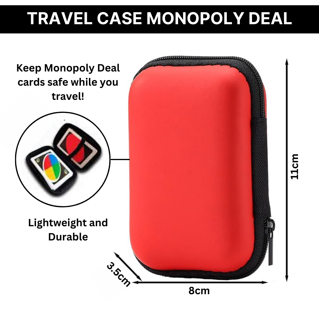 Monopoly Deal Card Game & Travel Case + 4 Scorecards | Card Games for Adults, Travel Games for Kids, Board Games – Hasbro Card Games for Families