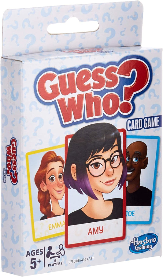 Hasbro Gaming Guess Who? Card Game for Kids Ages 5 and Up, 2 Player Guessing Game